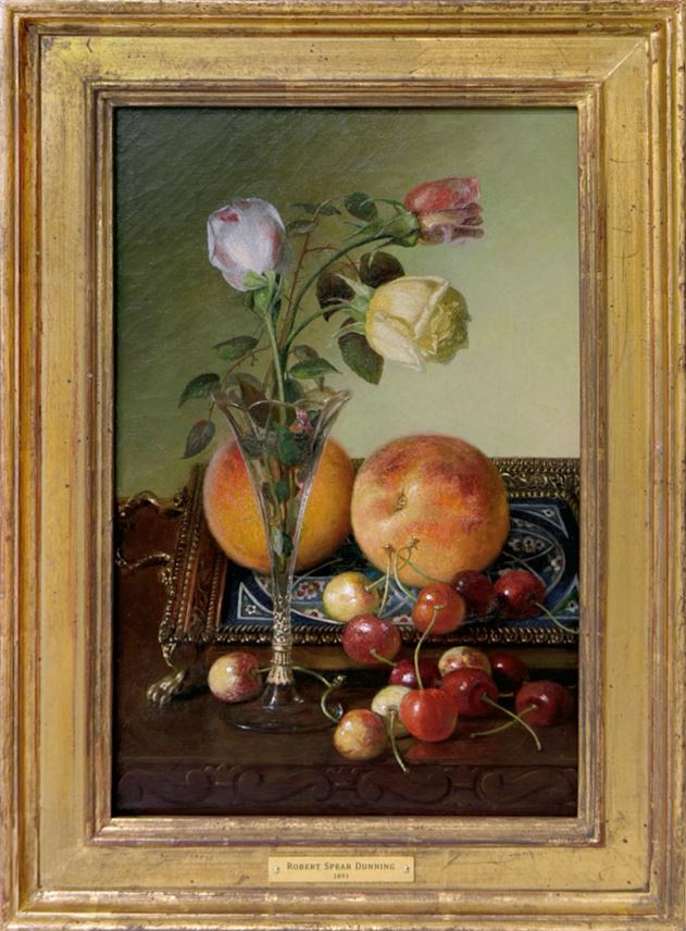 Robert Spear Dunning - Roses, Peaches and Cherries | MasterArt